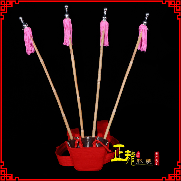 南浔戏装戏曲用品靠旗男女大靠 靠板 正宗牛皮旗杆旗架