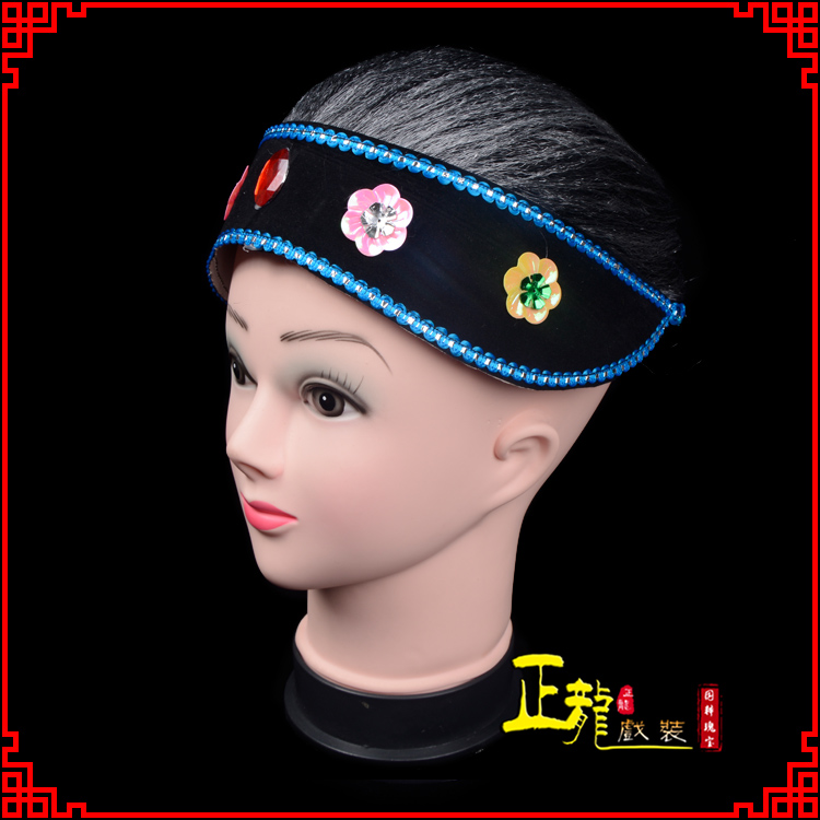 南浔老旦媒婆穷老太婆假发套 老旦头套