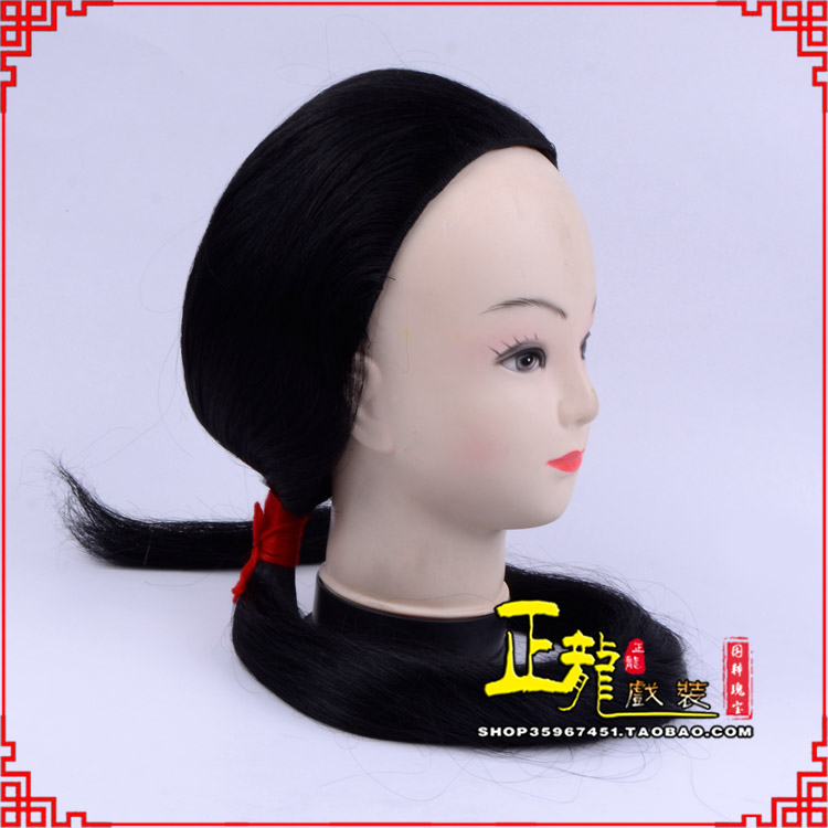 南浔古装影视演出头套花旦假发 真发古装发