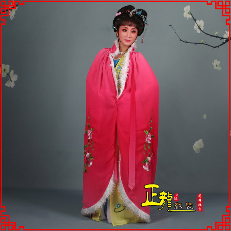 南浔小花旦绣花斗篷 花旦披风