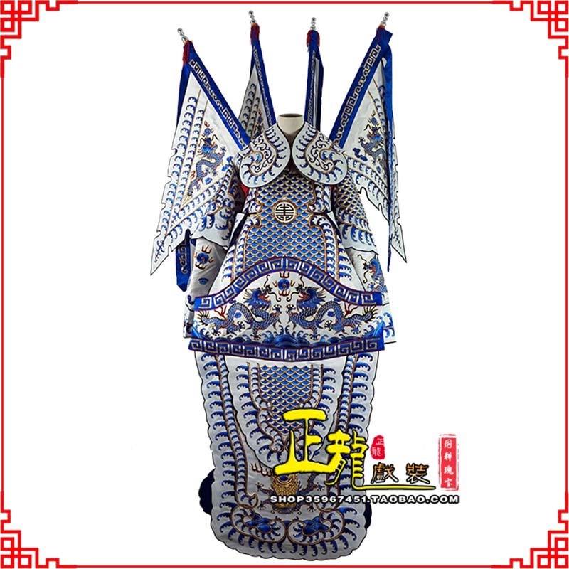 南浔武生武将大靠祥龙勾金
